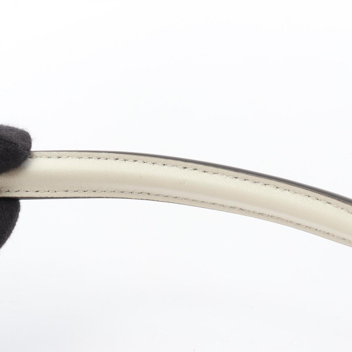 Fendi Mamma Baguette small handbag, leather, women's, white, 8BS105ABVEF0K7E