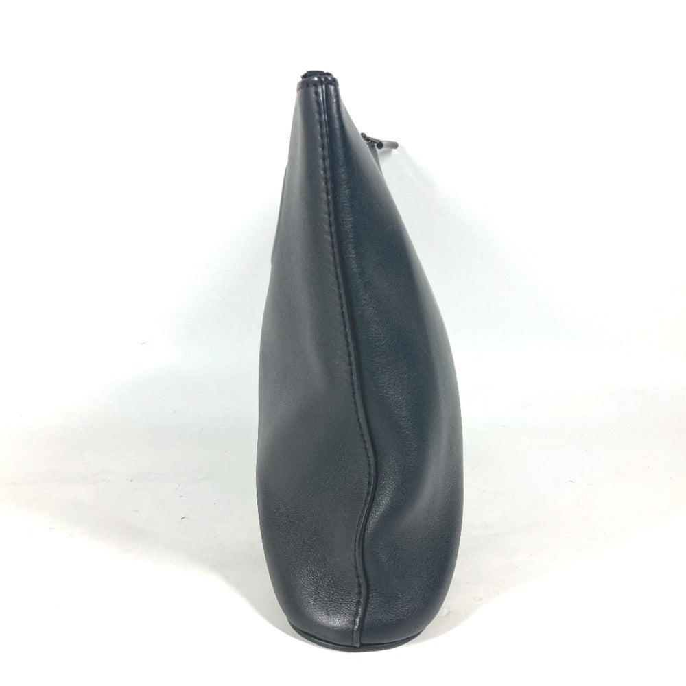 LOUIS VUITTON M63268 Dark Infinity Pochette Cosmos Pouch Clutch Bag Leather Men's Black — Like New