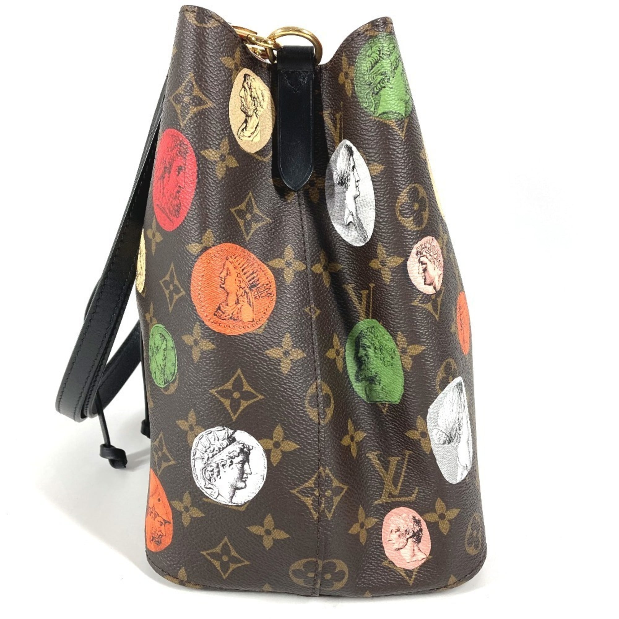 LOUIS VUITTON M45956 Monogram Cameo NeoNoe MM Bucket Shoulder Bag in Canvas, Brown, for Men and Women — Like New