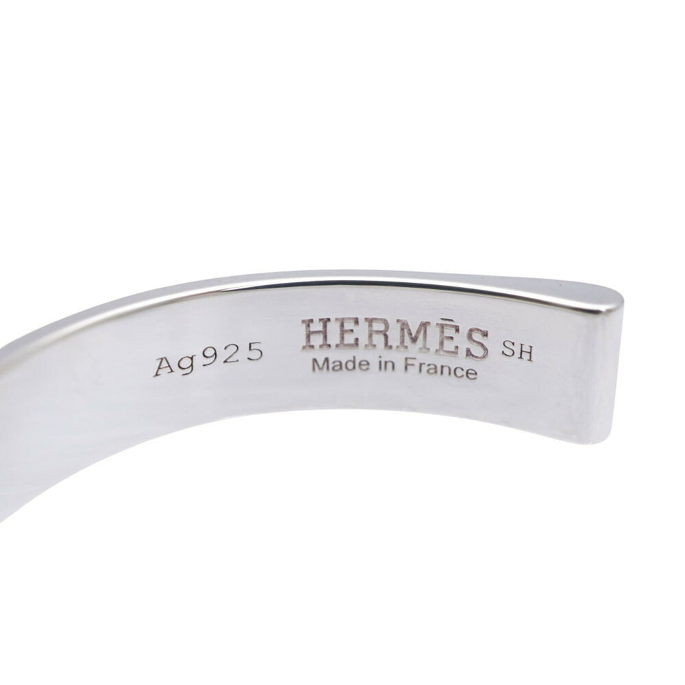 Hermes Boucle Cellier Bangle Silver 925 Bracelet 1059HERMES — Like New
