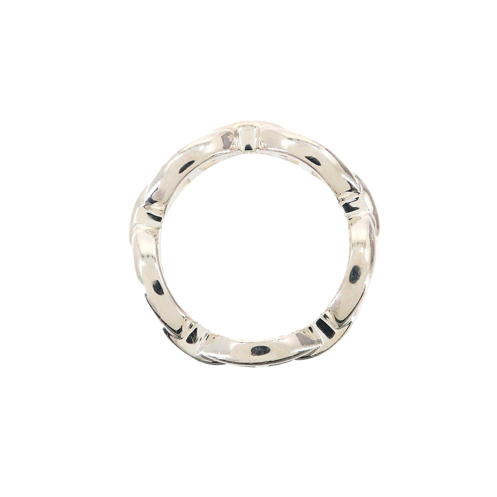 Hermes Chaine d'Ancre Enchainée PM #50 Ring, SV 925 Silver Ring — Like New