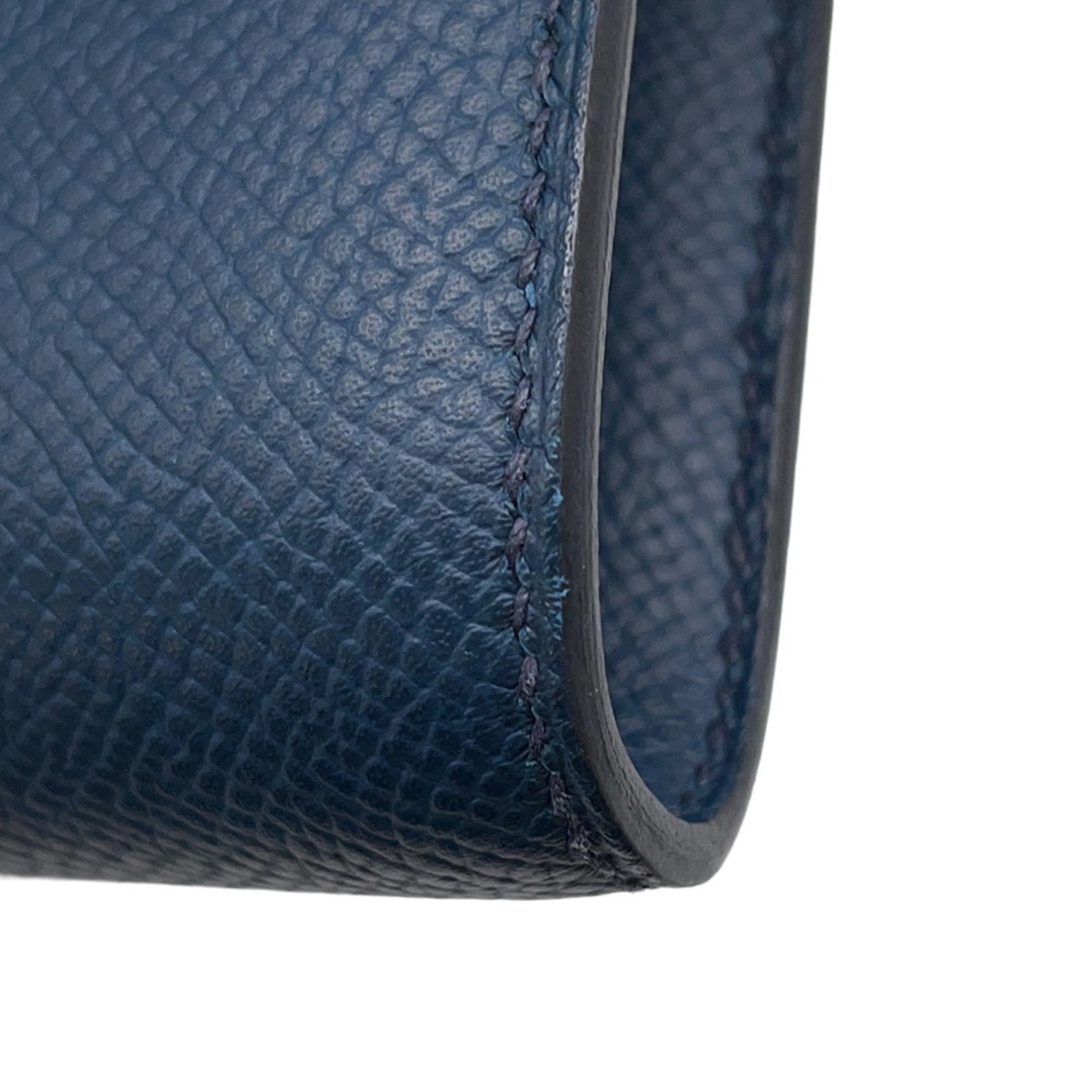Hermès Constance To-Go Long Wallet in Sangle Cordage, Deep Blue/Epson, W Stamp, Wallet, Shoulder HERMES WALLET