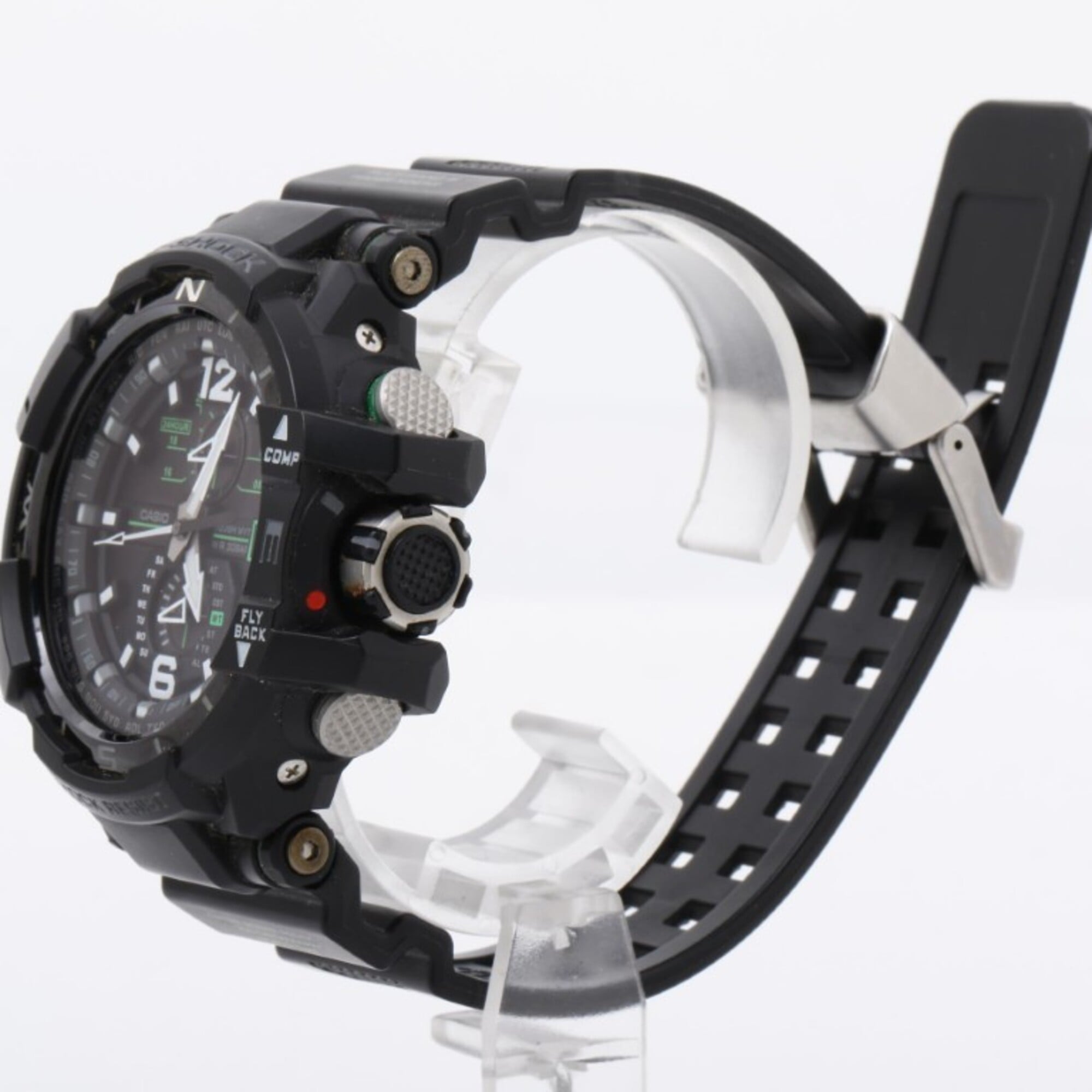 CASIO G-SHOCK MASTER OF G - AIR GRAVITYMASTER GW-A1100-1A3JF Black Resin Men's Analog Watch — Very Good