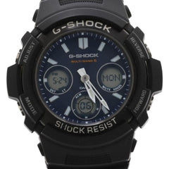 CASIO G-SHOCK ANALOG-DIGITAL AWG-100 M100 SERIES AWG-M100SBC-1AJF Black Resin/Stainless Steel Men's Watch — Good