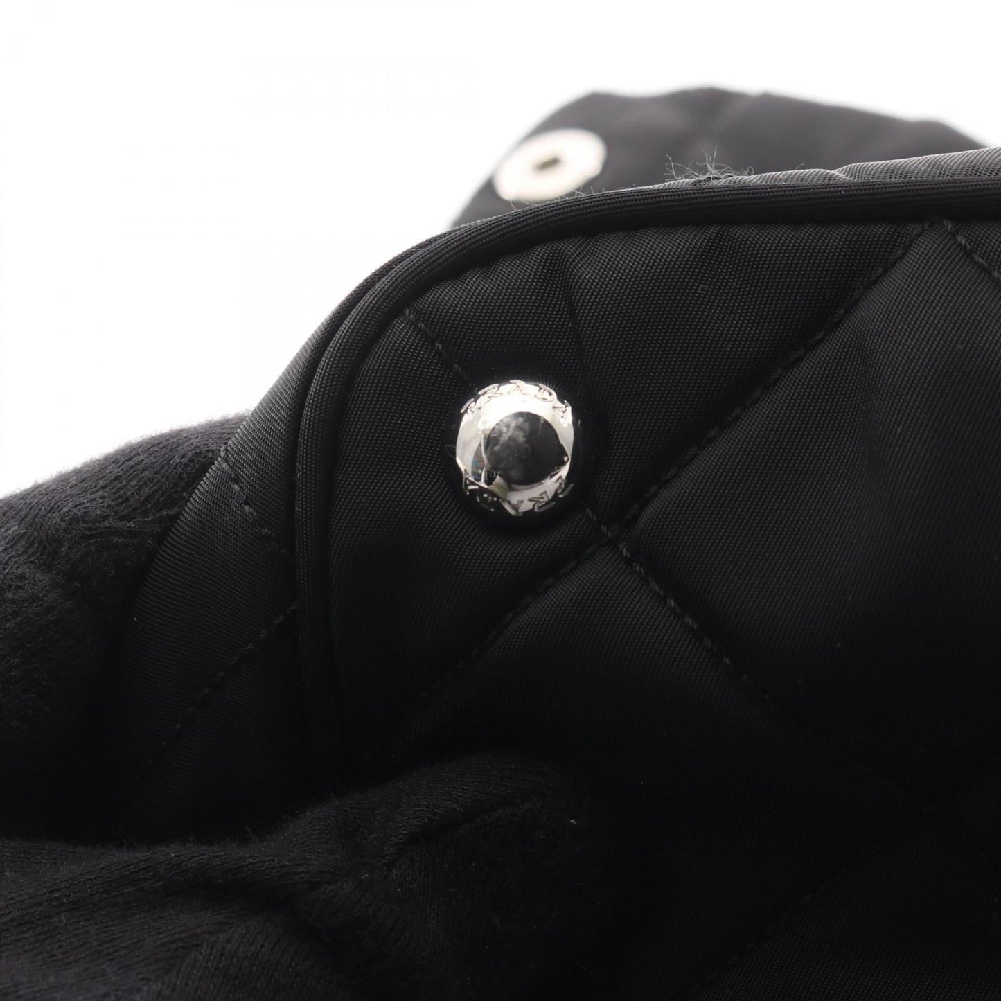 Prada TESSUTO IMPUNTU Tote Bag in Nylon and Saffiano Leather, Black, Women's, 1BG740