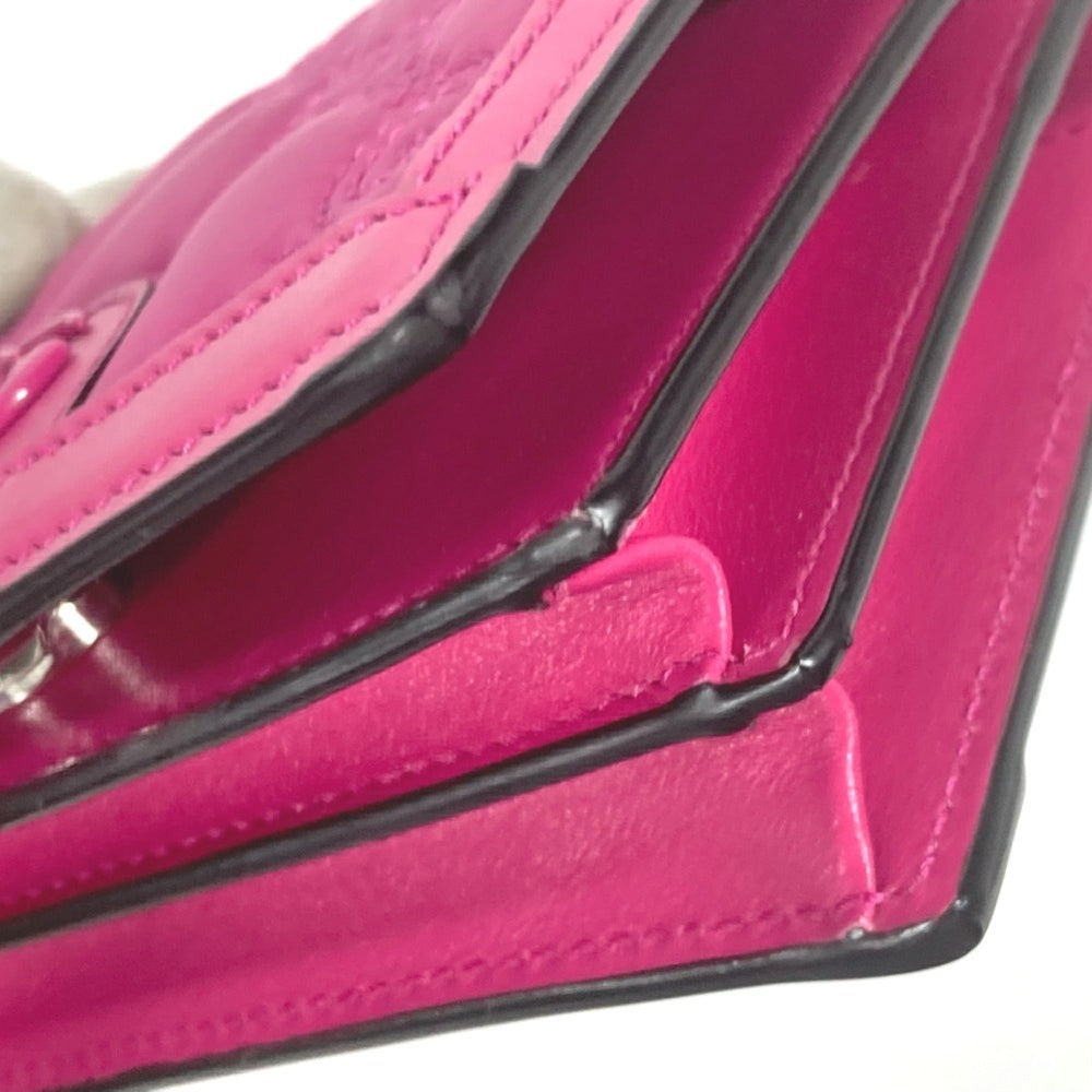 GUCCI 723777 GG Matelasse Quilted Pochette Shoulder Bag Leather Nylon Women's Pink G-240825-25 — New - Store Return