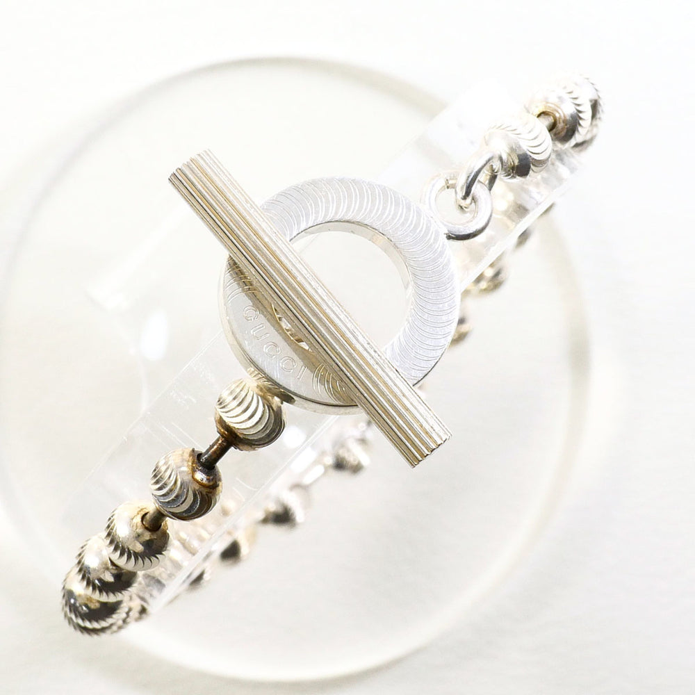Gucci ball chain silver bracelet, total weight 14.4g, 18cm, jewelry — Like New