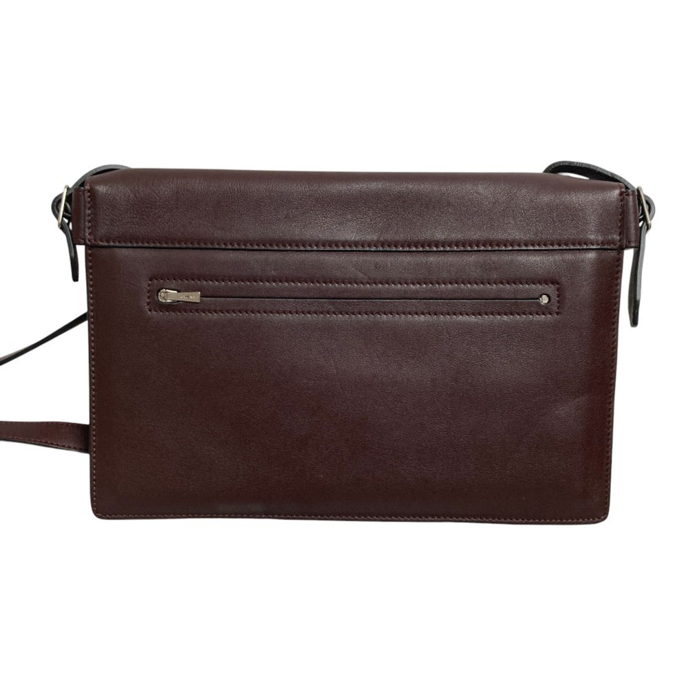 CELINE Diamond Shoulder Bag in Burgundy, Yellow, and Gray. Women's. Luxs Pre-owned Brand — Like New