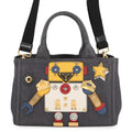 Prada Canapa Robot Canvas Tote Bag 1BG439 PRADA 2-way