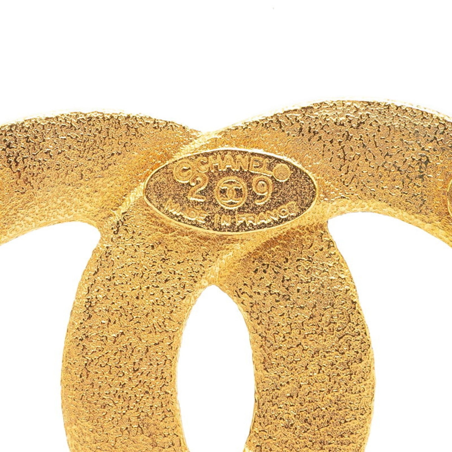 Vintage Chanel Coco Mark Brooch, Gold Plated, Women's, CHANEL