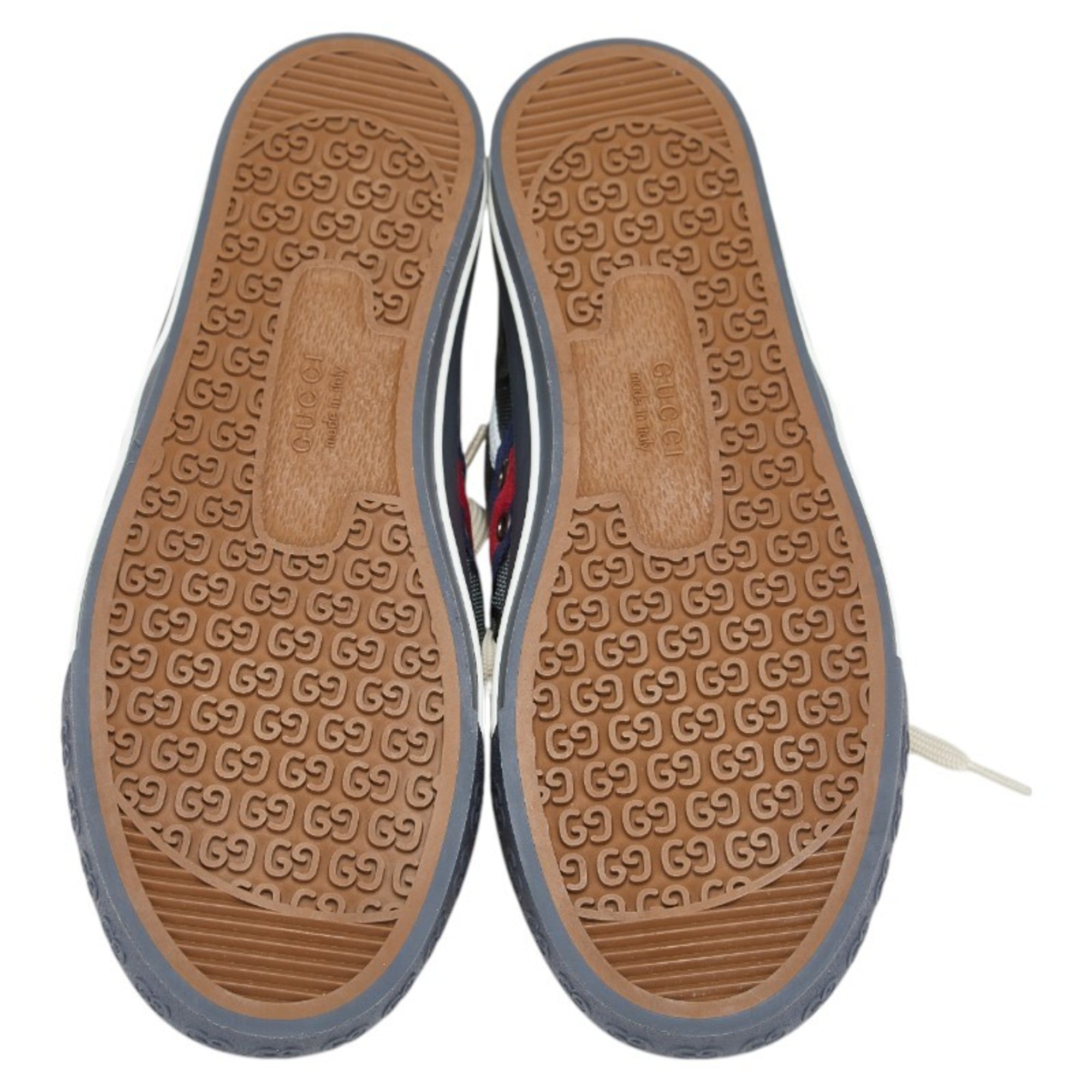 Gucci Webline Tennis 1977 Sneakers, Size 11, Grey and Multicolor Canvas, Men's, GUCCI