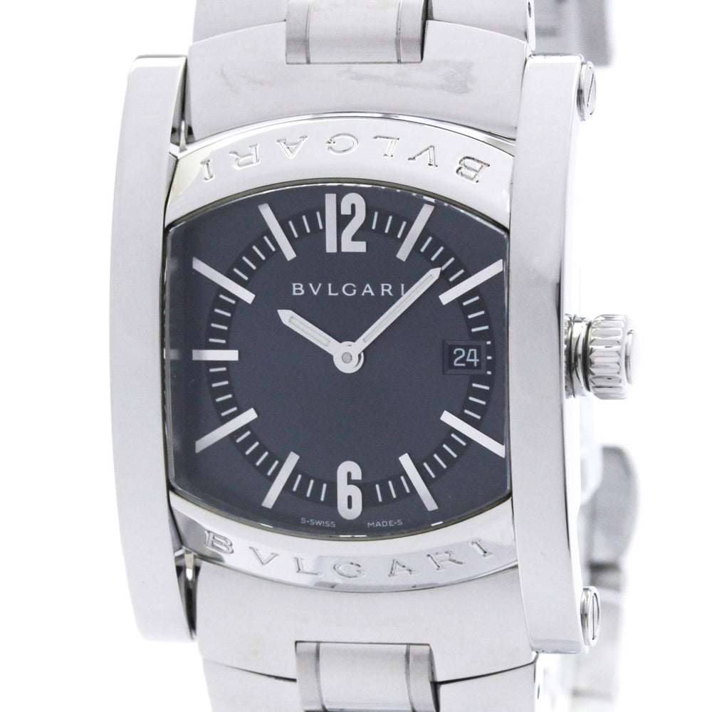 BVLGARI Assioma Stainless Steel Quartz Unisex Watch AA39S Polished — Very Good