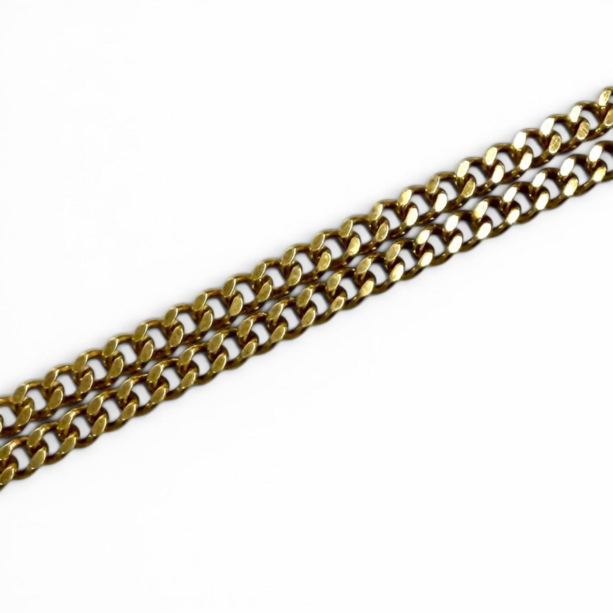 CELINE 10E382CBX Triomphe Canvas Logo Chain Clutch Bag Shoulder Off-White Brown Made in Italy Women's Comes with Box and Dust — Like New