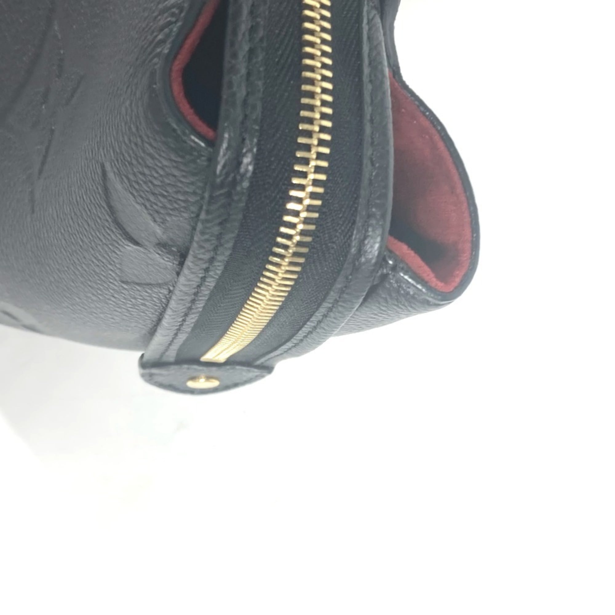 LOUIS VUITTON M58916 Monogram Empreinte Petit Palais PM Tote Bag Handbag Leather Women's Noir Black OT-241018-14 — Like New