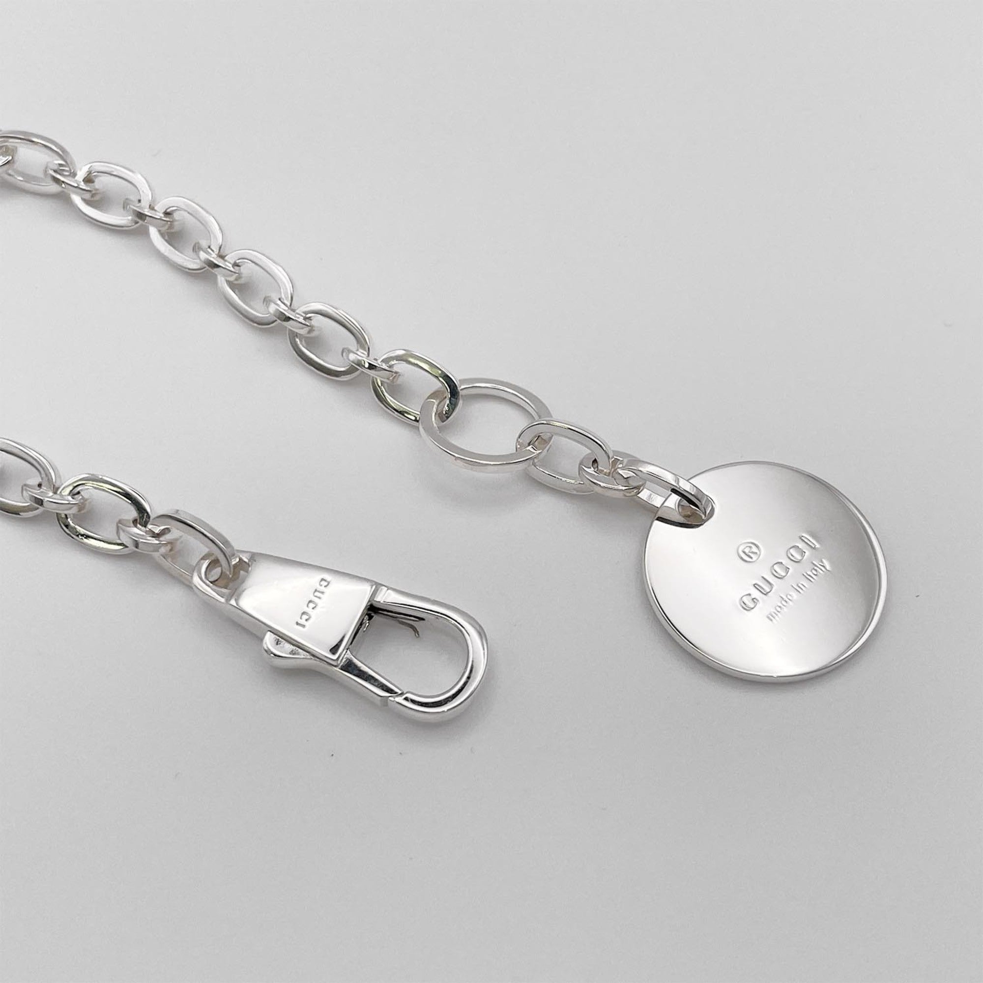 GUCCI Gucci Bracelet SV925 Silver Men's — Like New