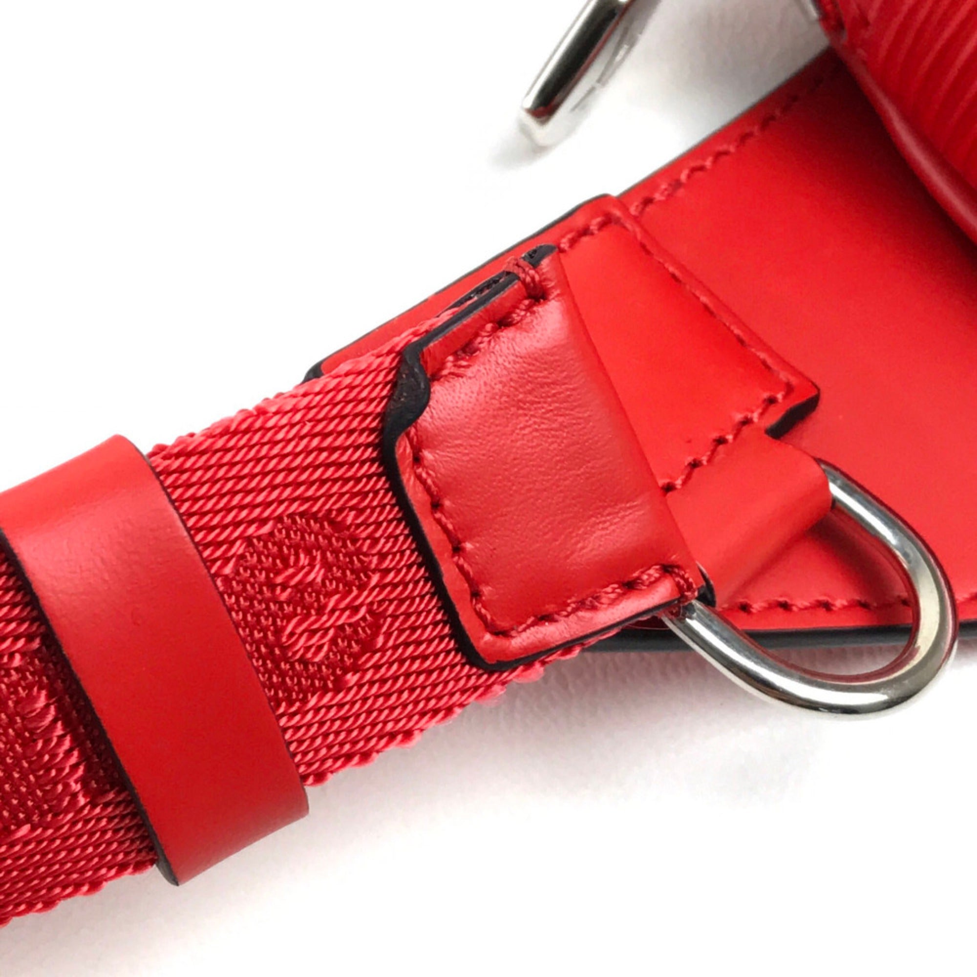 Louis Vuitton M53418 Supreme supreme Epi bag waist pouch body bag Red — Like New