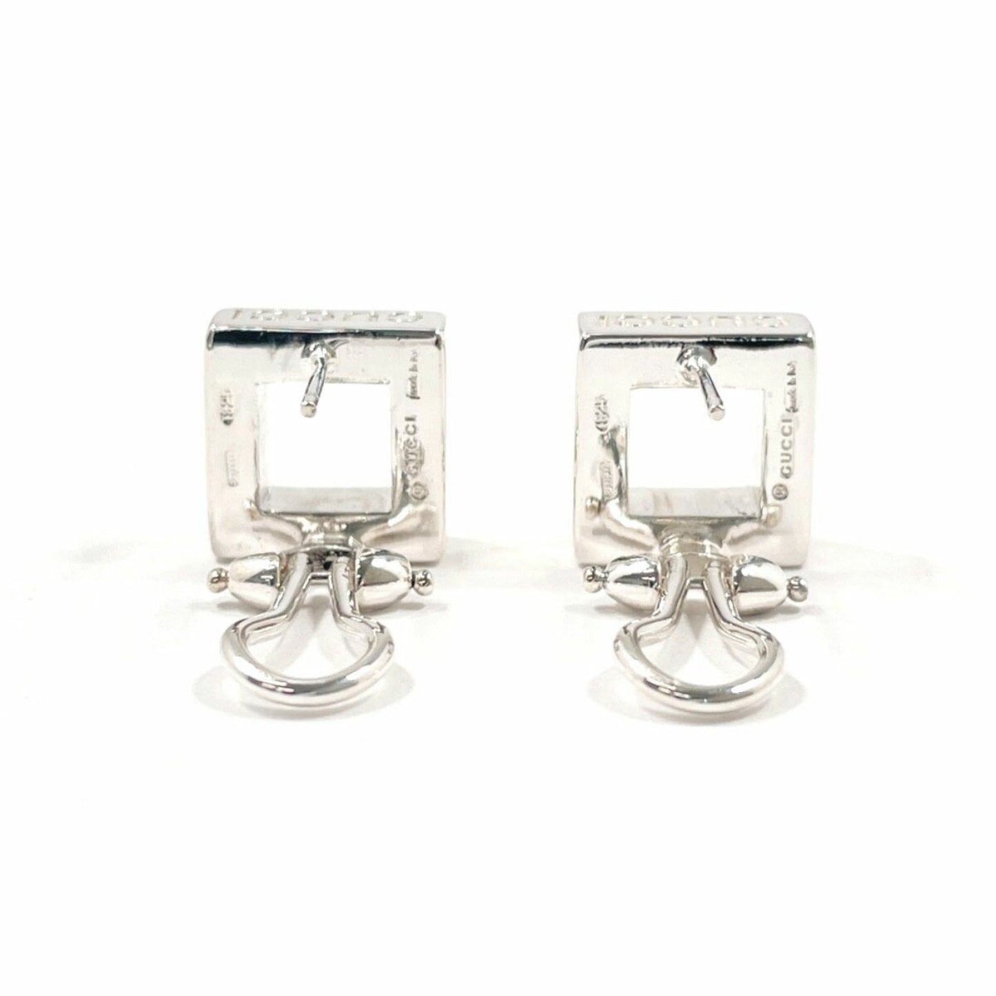 GUCCI Square Earrings in 925 Sterling Silver for Women