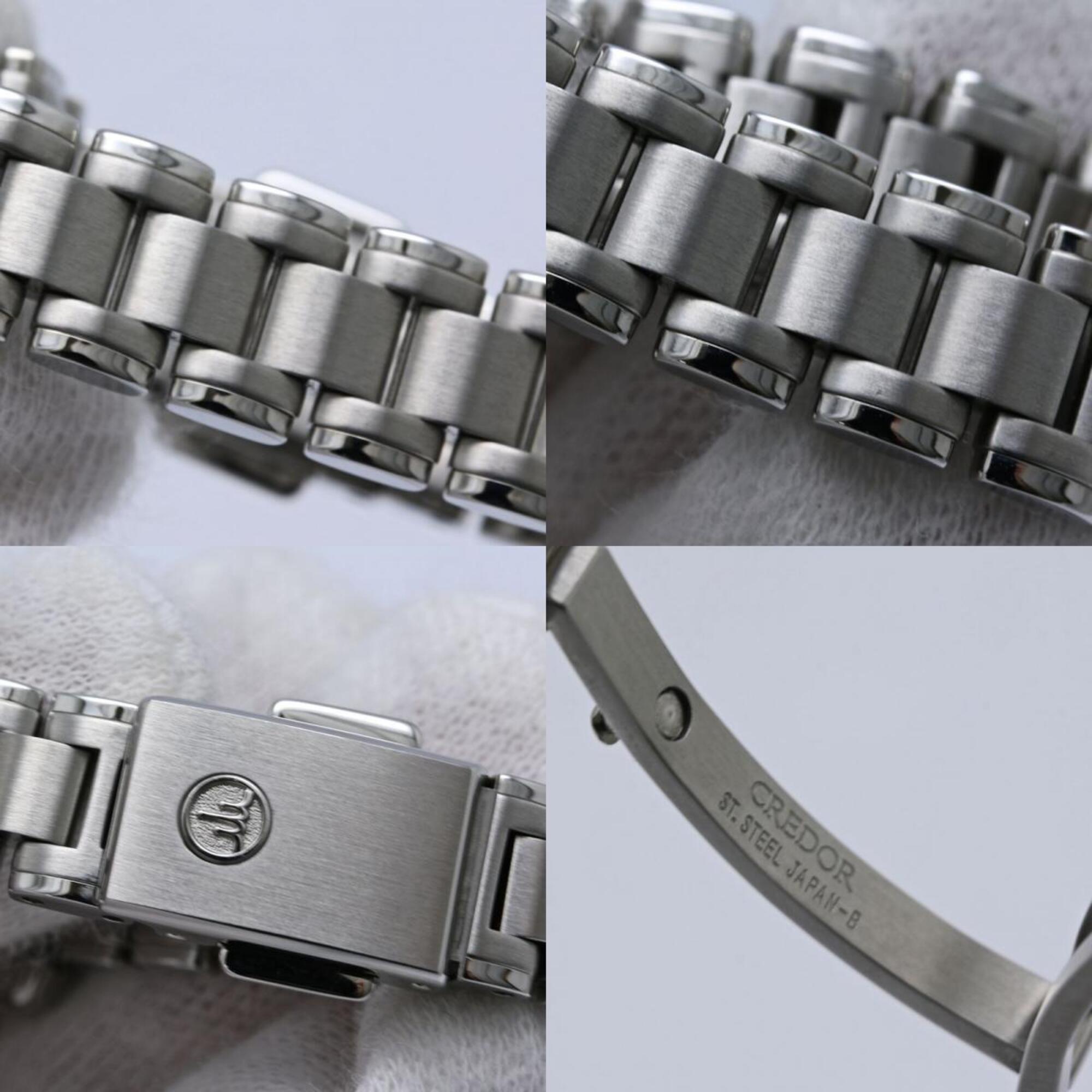 SEIKO Credor Linealux 11P Diamond GSTE803 1E70-0DV0 Women's Watch SS 40524 — Very Good