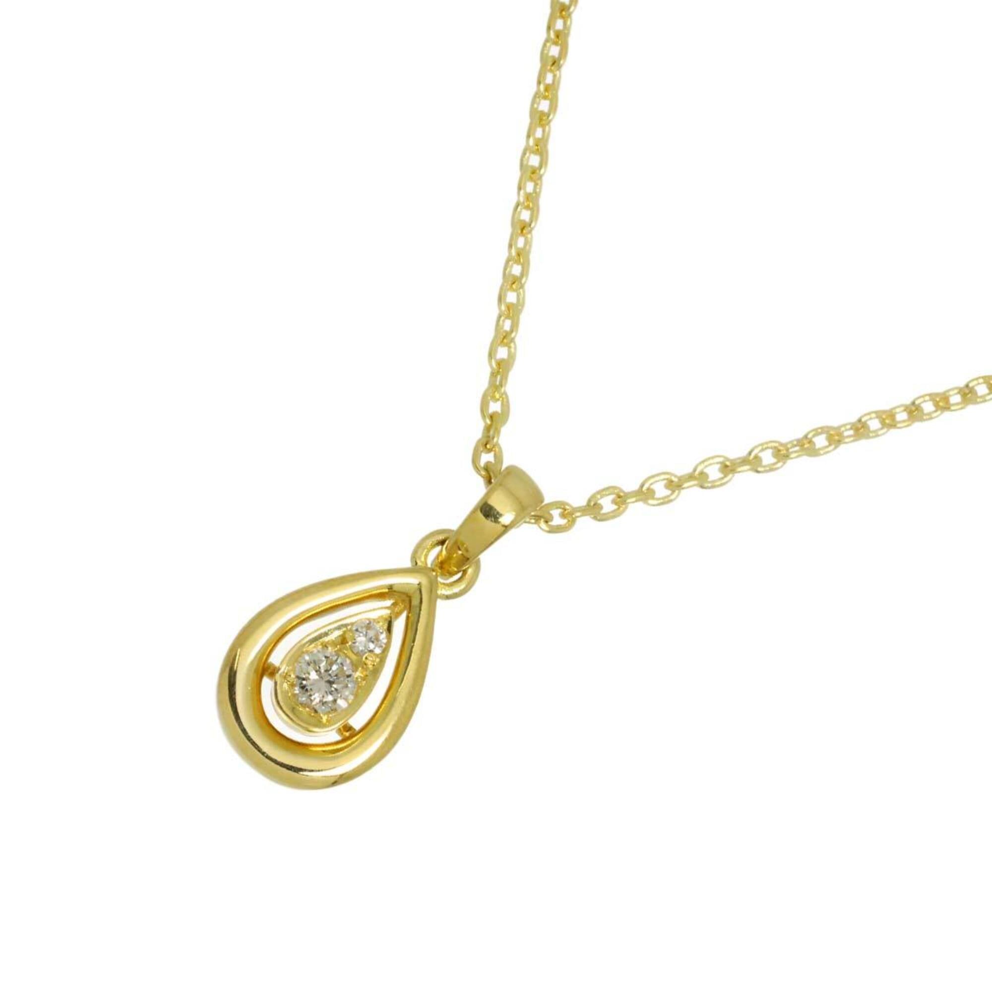 Christian Dior Diamond Necklace, 40cm, 18K Yellow Gold (750) — Like New