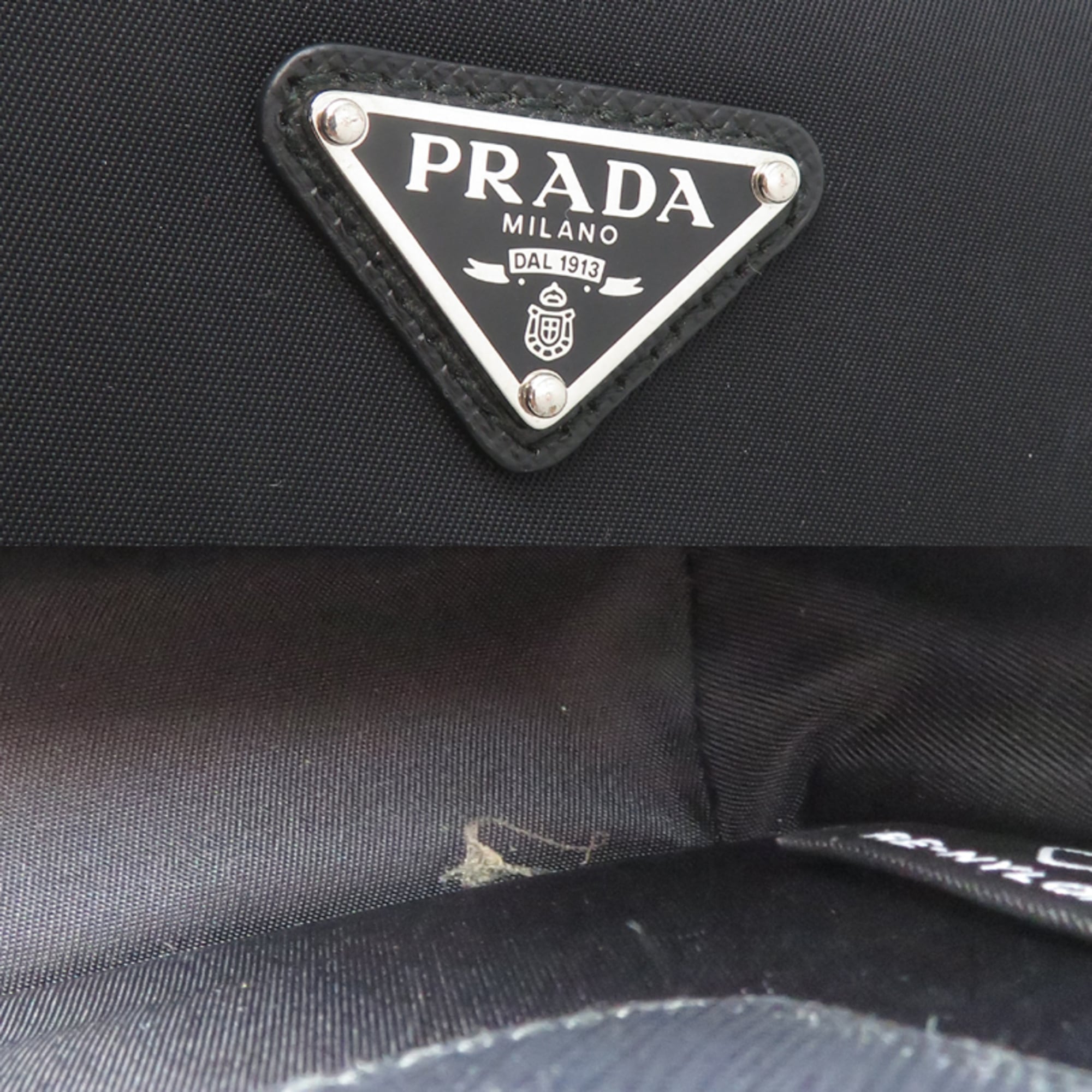 Prada Smartphone Case, Shoulder Bag, Women's/Men's, 2ZH108, Nylon, Black