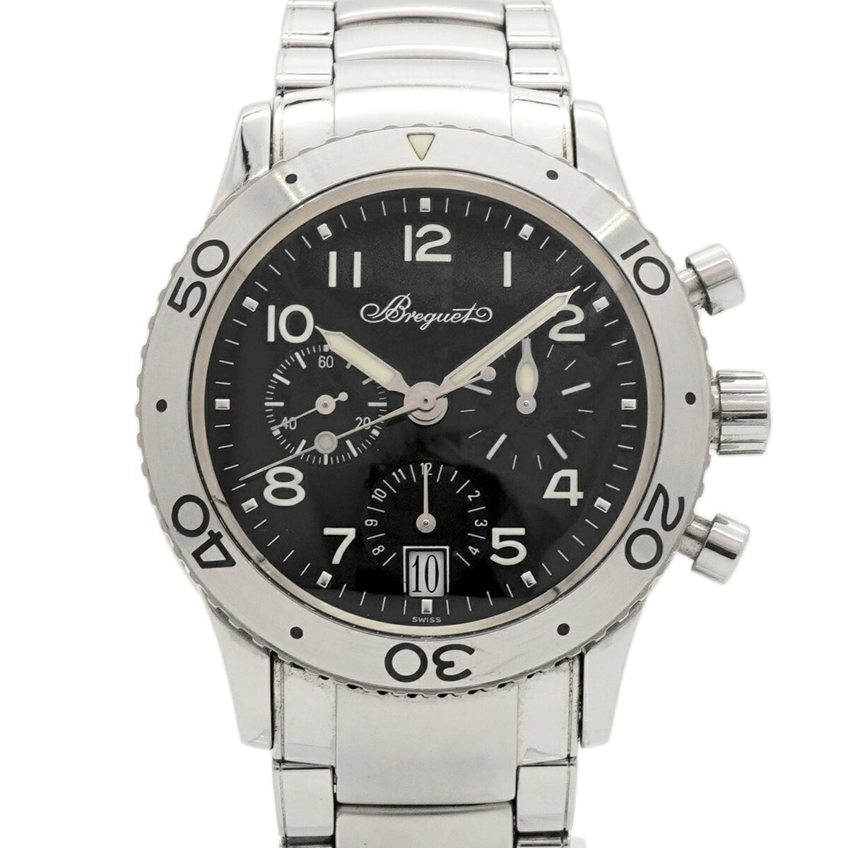 Breguet Type 20 Transatlantique 3820 Black Dial Men's Watch — Good