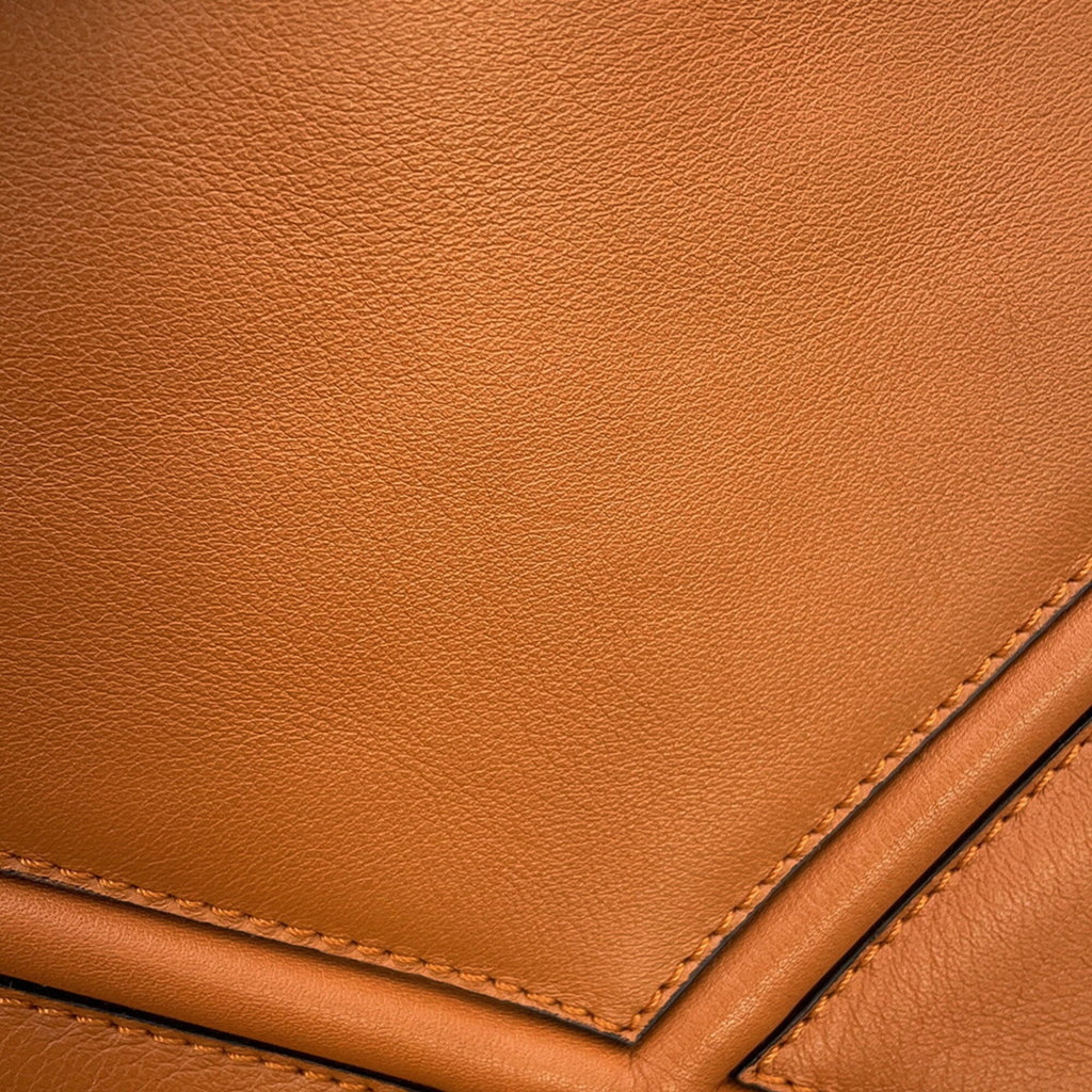 LOEWE Cross Line Leather Clutch Bag