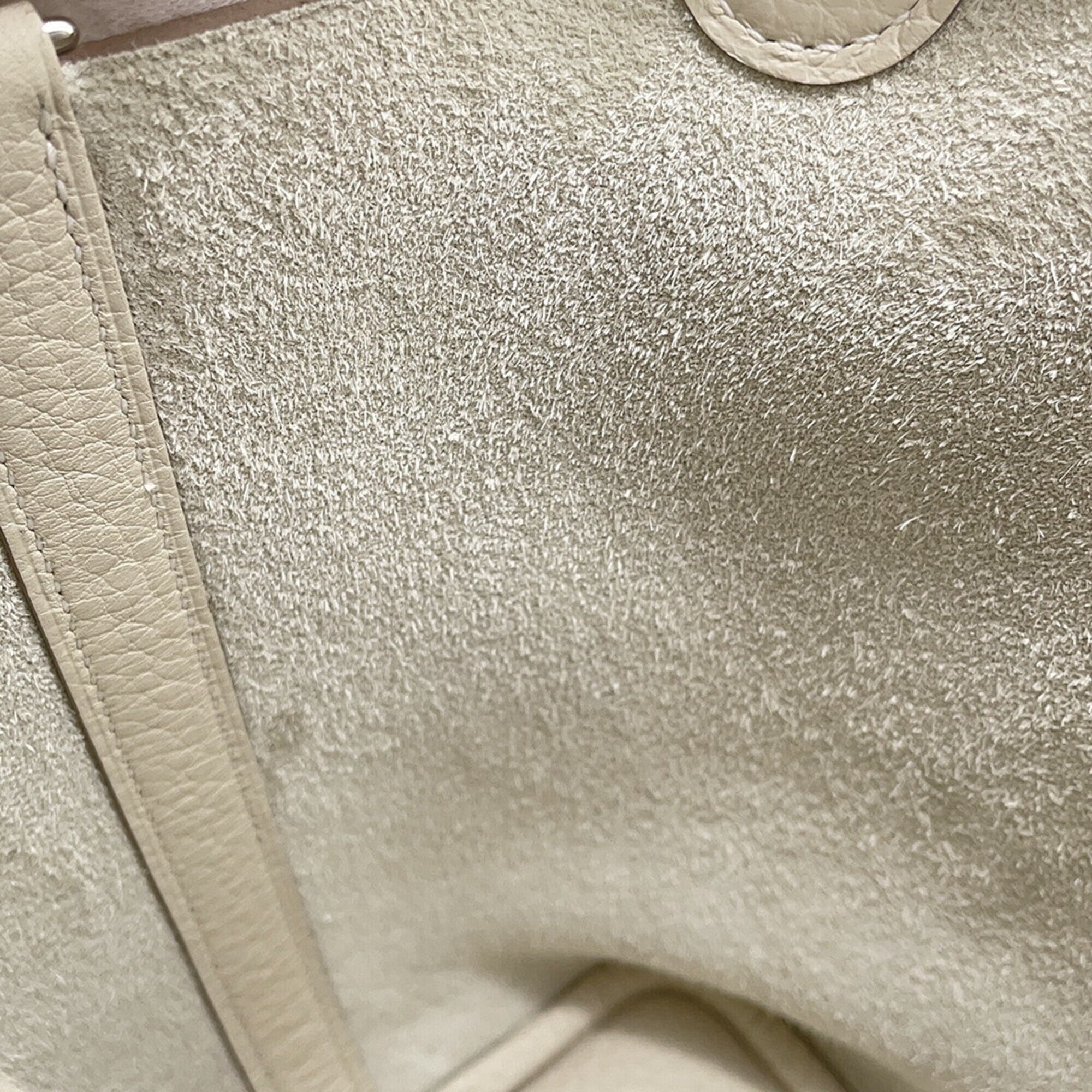 Hermes Picotin Lock PM Handbag, Craie Taurillon Clemence Leather, K Stamp, HERMES Tote Bag, Lock, Women's — Like New