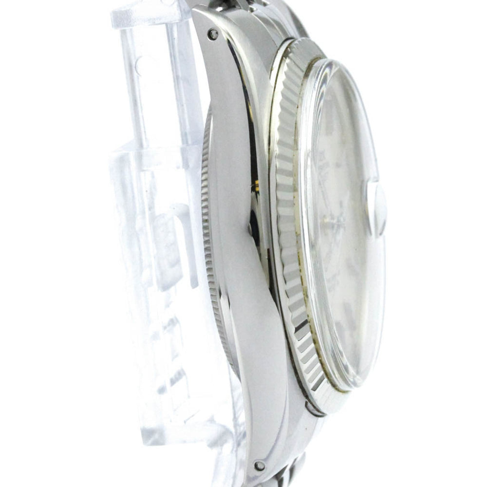 ROLEX Datejust 18K White Gold Steel Automatic Mens Watch 16014 Polished — Very Good