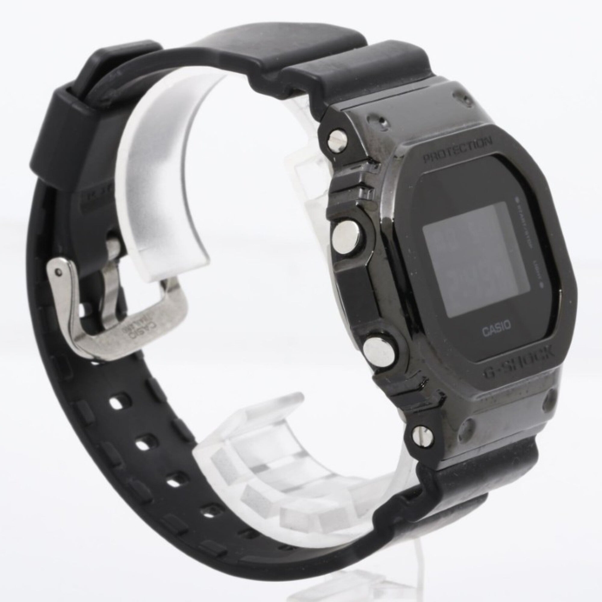 CASIO G-SHOCK DIGITAL 5600 SERIES GM-5600B-1JF Black Stainless Steel Resin Men's Watch — Good