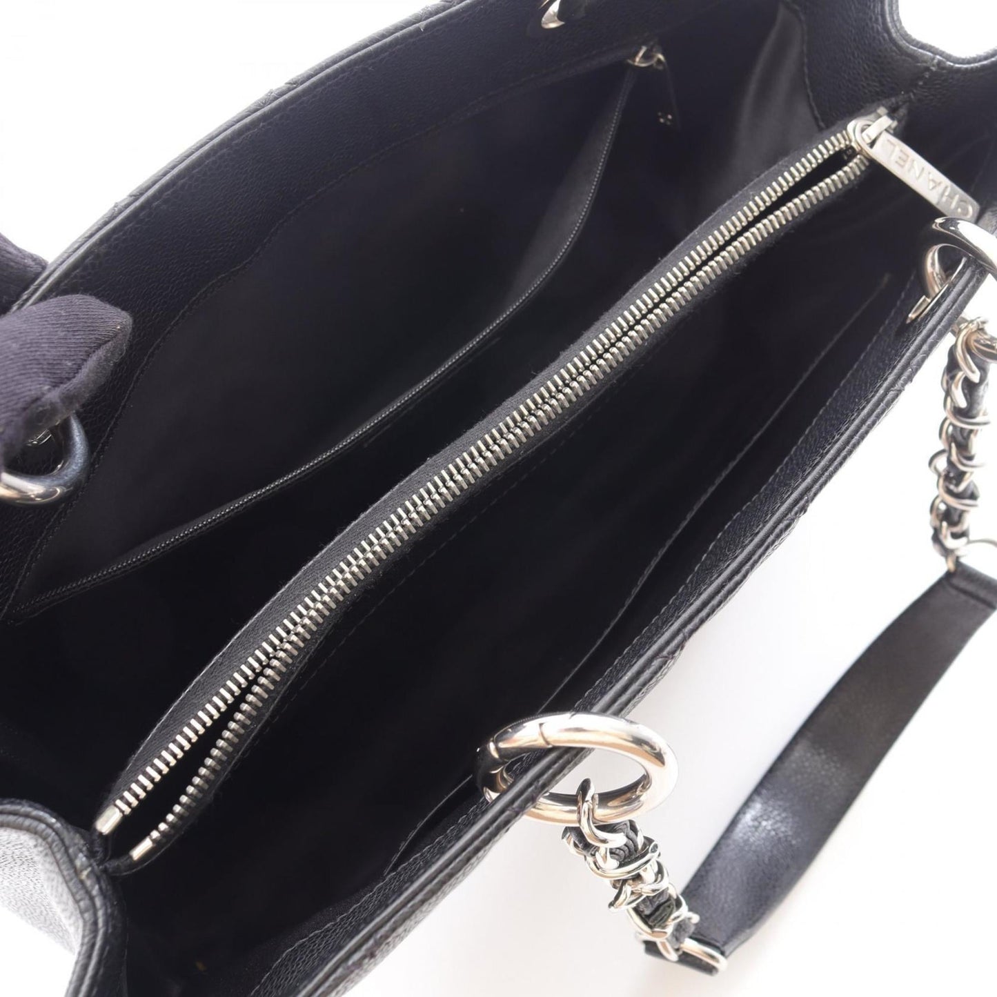 CHANEL Matelasse Grand Shopping GST Tote Bag in Calfskin Leather (Black) for Women (A50995)