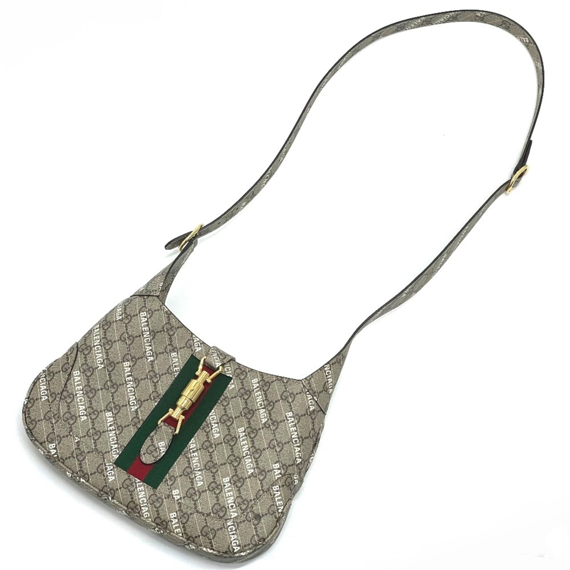 Gucci 636706 Balenciaga BALENCIAGA collaboration Bag Jackie 1961 2WAY Hand Bag Beige — Like New