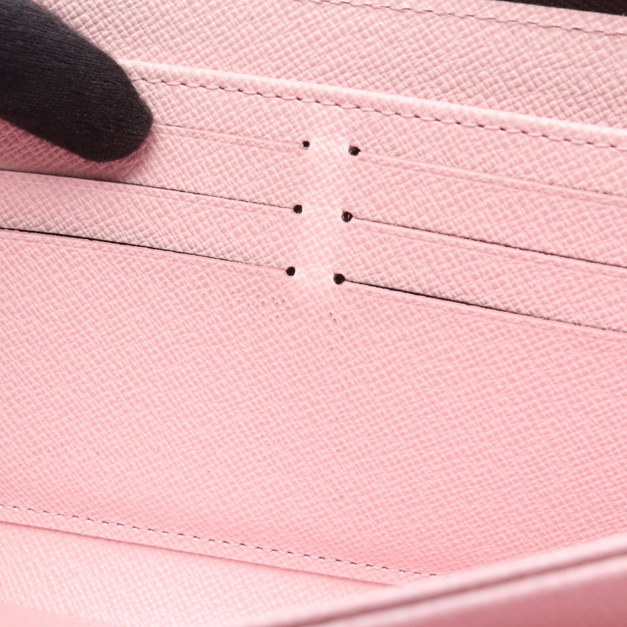 Louis Vuitton LV x TM Zippy Wallet, Round Long Canvas, Monogram Cherry Blossom, Women's, Brown, M13433