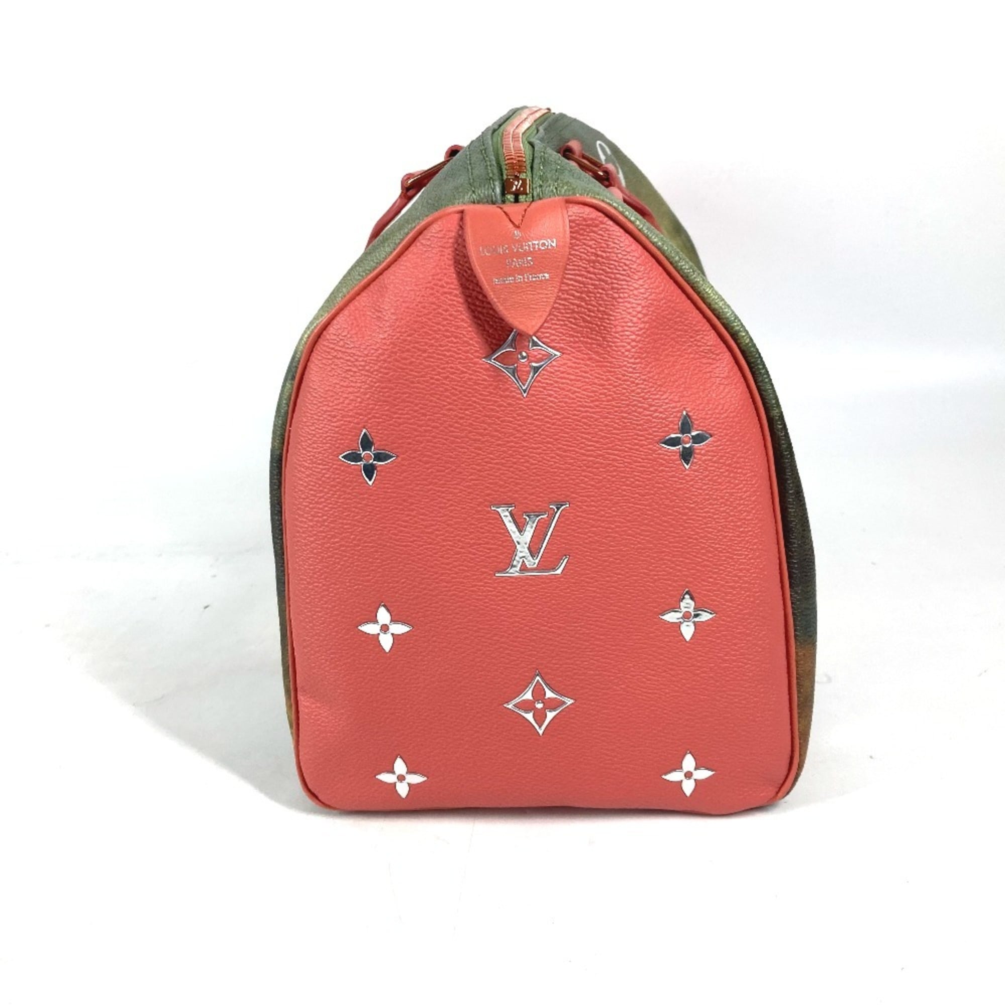 LOUIS VUITTON Louis Vuitton M43372 Masters Collection Speedy 30 Mona Lisa Boston Bag Handbag Leather Pink Similar G-241210-24 — Like New
