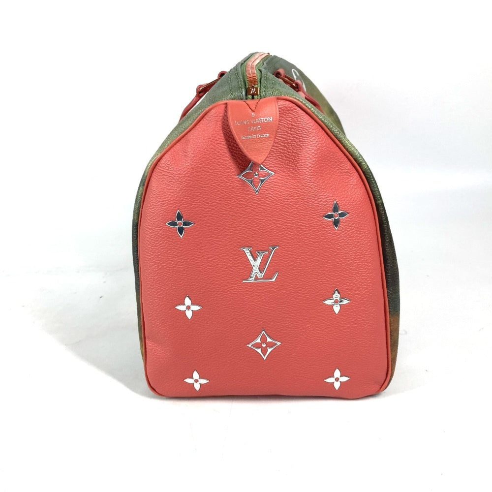 LOUIS VUITTON Louis Vuitton M43372 Masters Collection Speedy 30 Mona Lisa Boston Bag Handbag Leather Pink Similar G-241210-24 — Like New