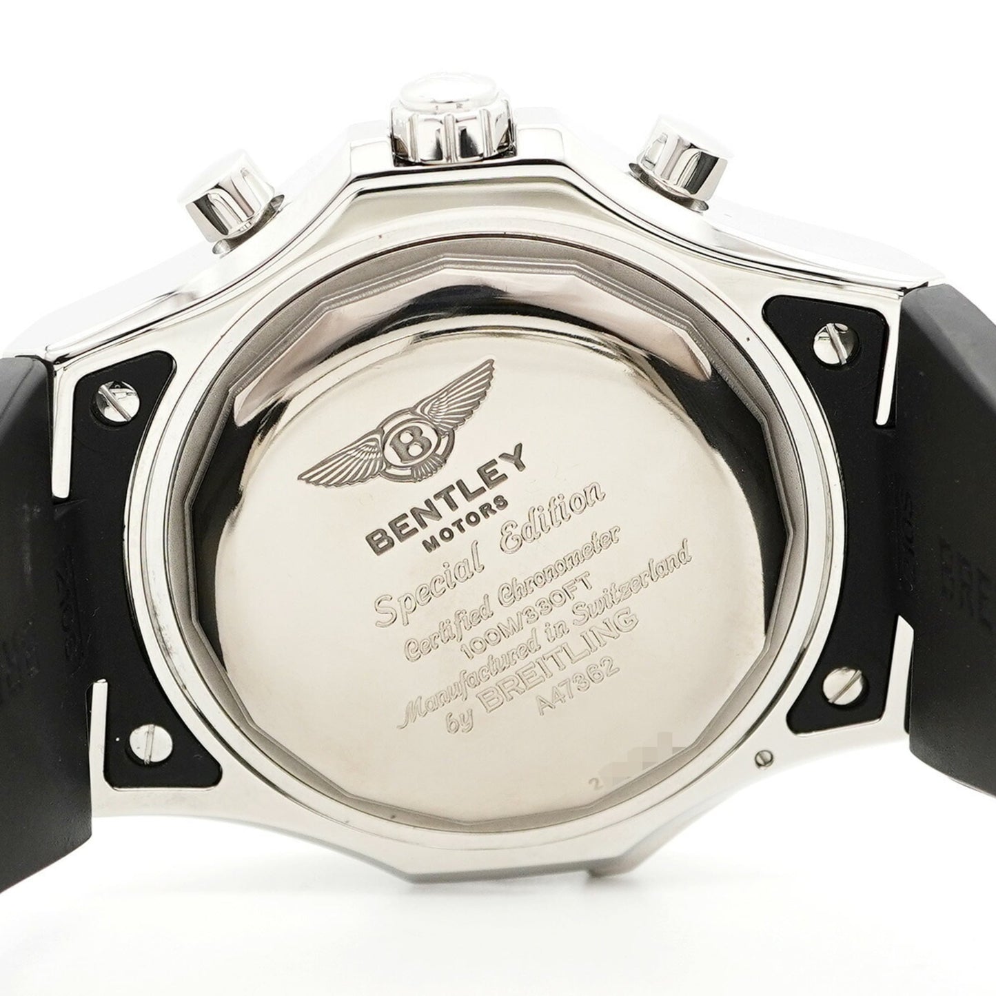 Breitling Bentley GMT A47362 Men's Black Dial Watch