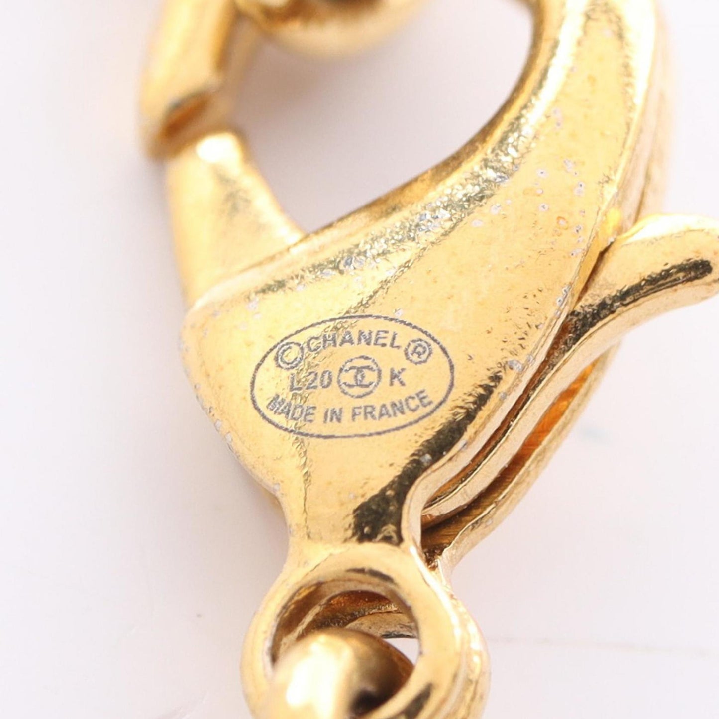 CHANEL Coco Mark Necklace Jewelry GP (Gold Plated) Women's Gold