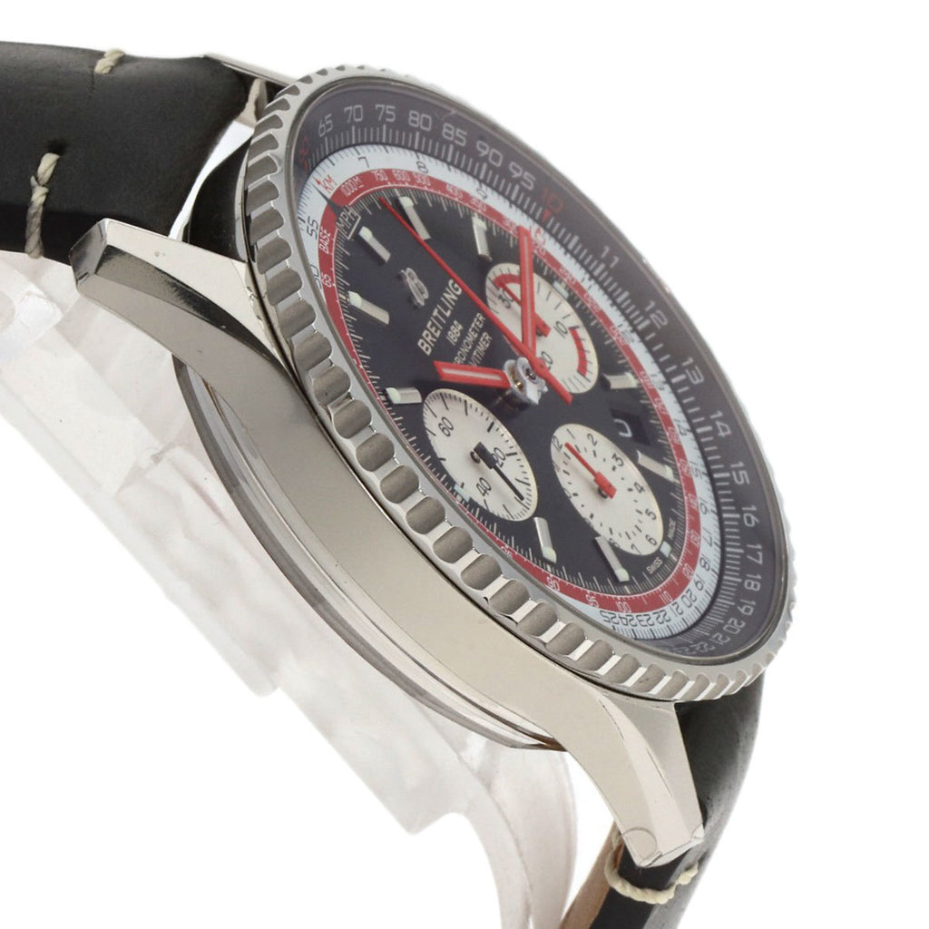Breitling Navitimer B01 Chronograph 43 Stainless Steel/Leather Men's Watch AB0121B1B1X2