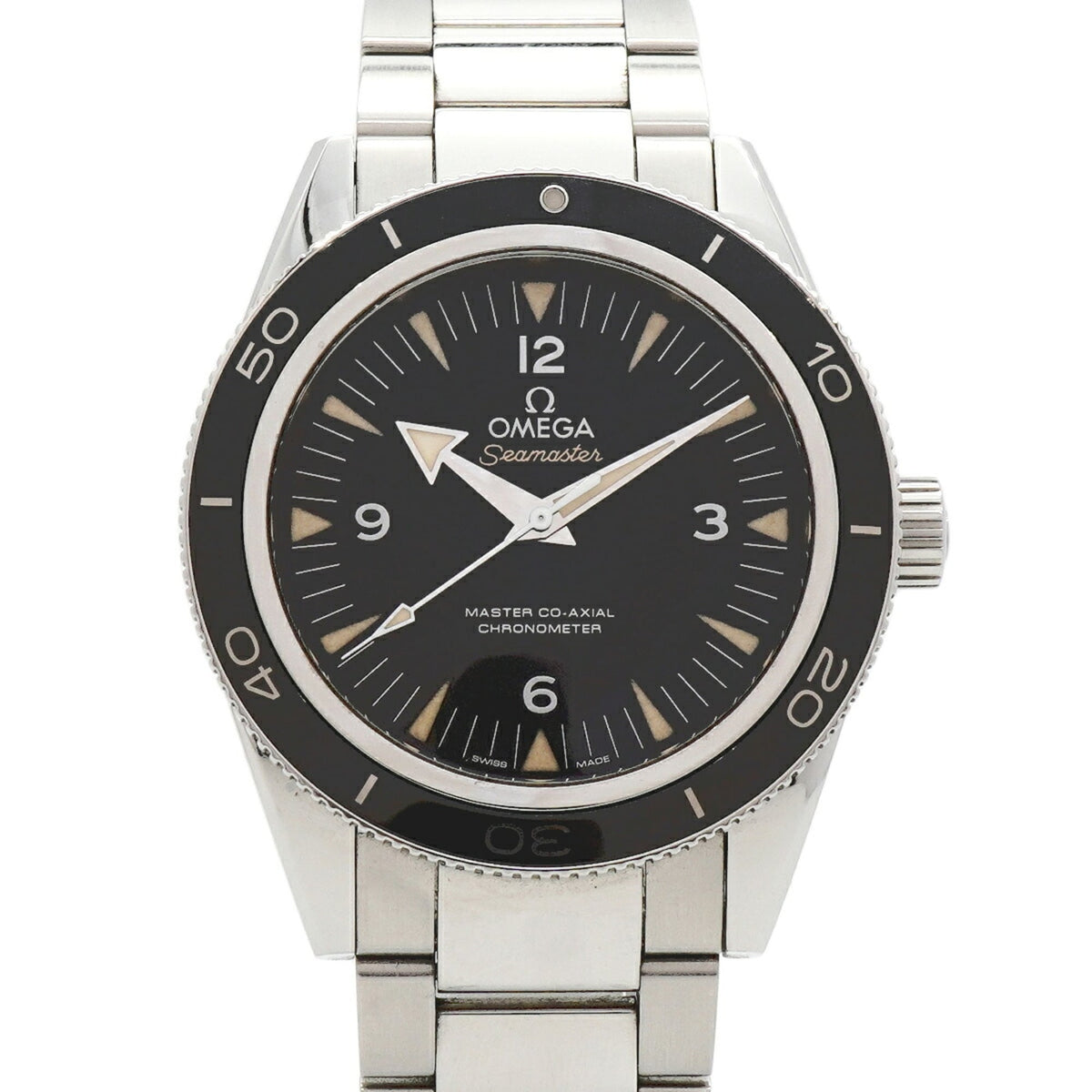 Omega Seamaster 300 Master Co-Axial 233.30.41.21.01.001 Black Dial Men's Watch — Very Good