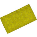 Bottega Veneta Bifold Long Wallet ec-24435 Yellow Cassette 676593 Leather P02068570A BOTTEGA VENETA Braided Flap Men's Women's
