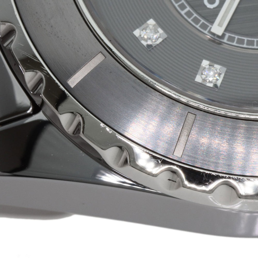 CHANEL H3241 J12 33mm Chromatic 12P Diamond Watch in Titanium Ceramic/Titanium Ceramic for Women — Very Good
