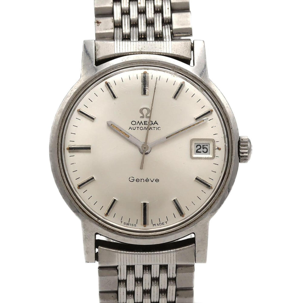 Omega Geneve Stainless Steel Automatic Watch — Good