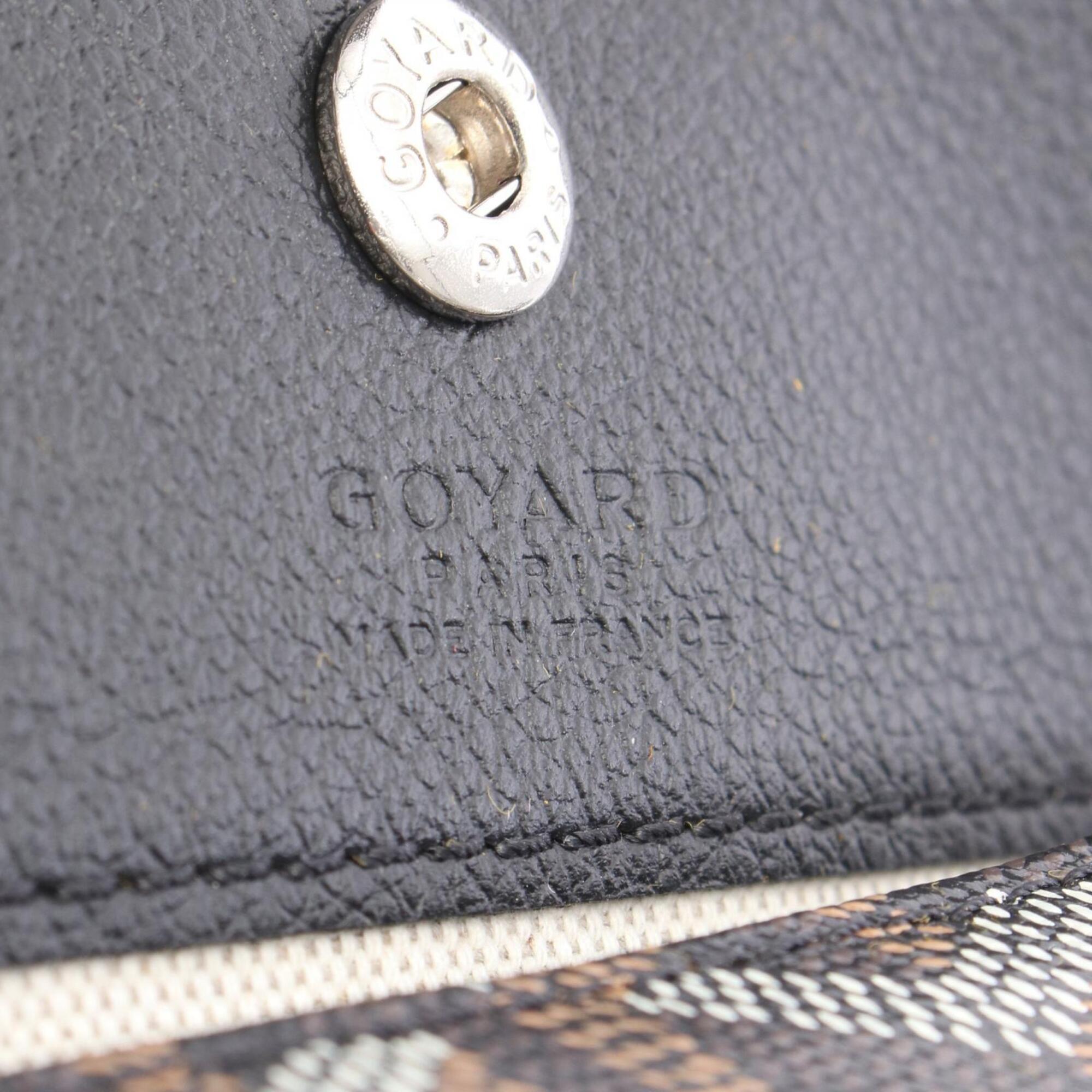 Goyard Boheme Mini Hobo Bag Handbag - Coated Canvas Leather Women's Black, White, Brown — New - Store Return