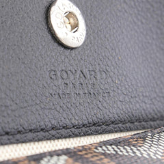 Goyard Boheme Mini Hobo Bag Handbag - Coated Canvas Leather Women's Black, White, Brown — New - Store Return