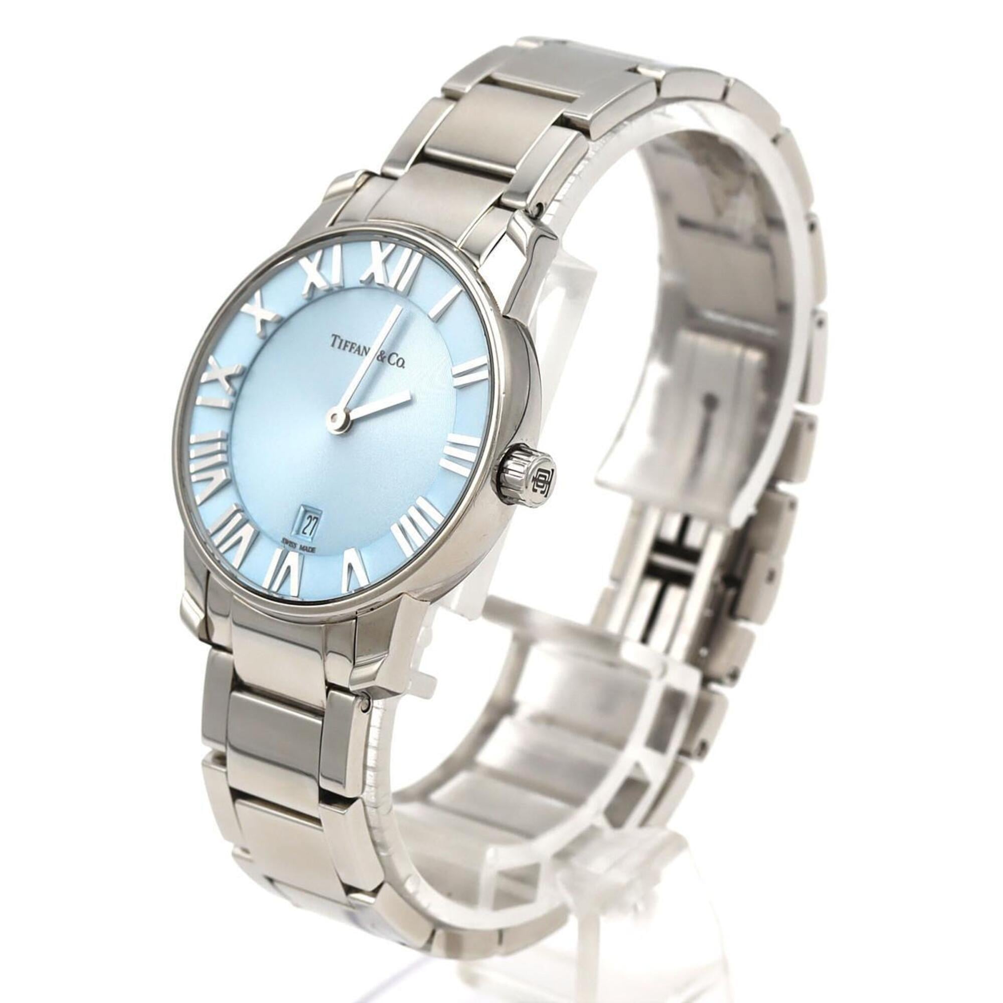 Tiffany & Co. Atlas 37447188 Stainless Steel Quartz Watch — Good