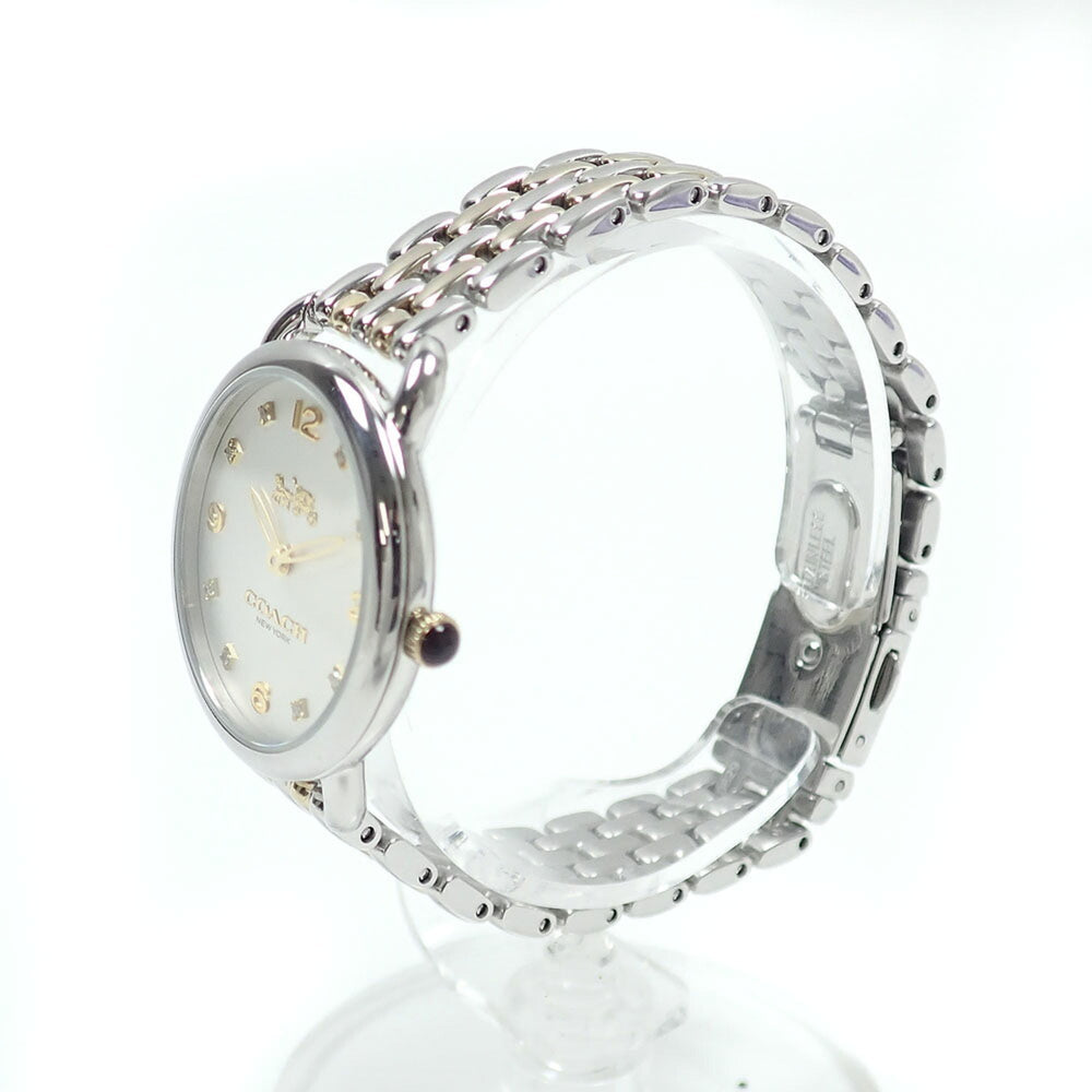 Coach Delancey Women's Quartz Watch, Stainless Steel, CA114.7.14.1415, Battery Operated — Good
