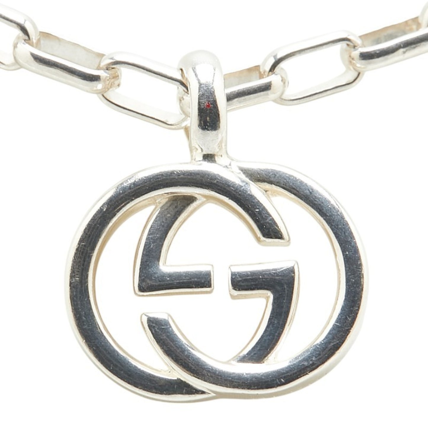 Gucci Interlocking G Necklace in SV925 Silver for Women