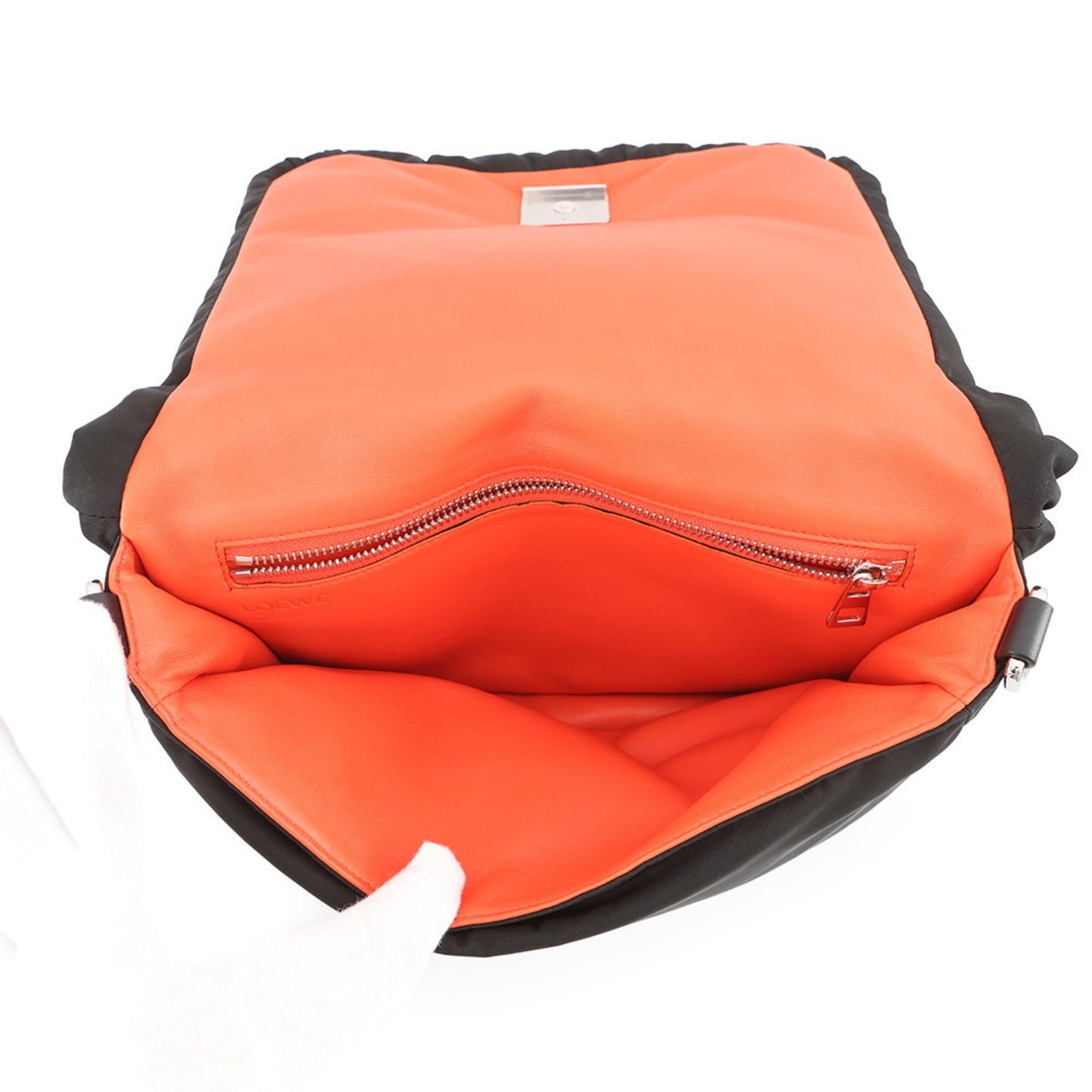 Loewe Goya Shoulder Bag, Puffer Nylon, B896G22X01, Black