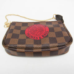 Louis Vuitton Damier Mini Pochette Accessoires T&B N58011 Women's Handbag Ebene — Like New