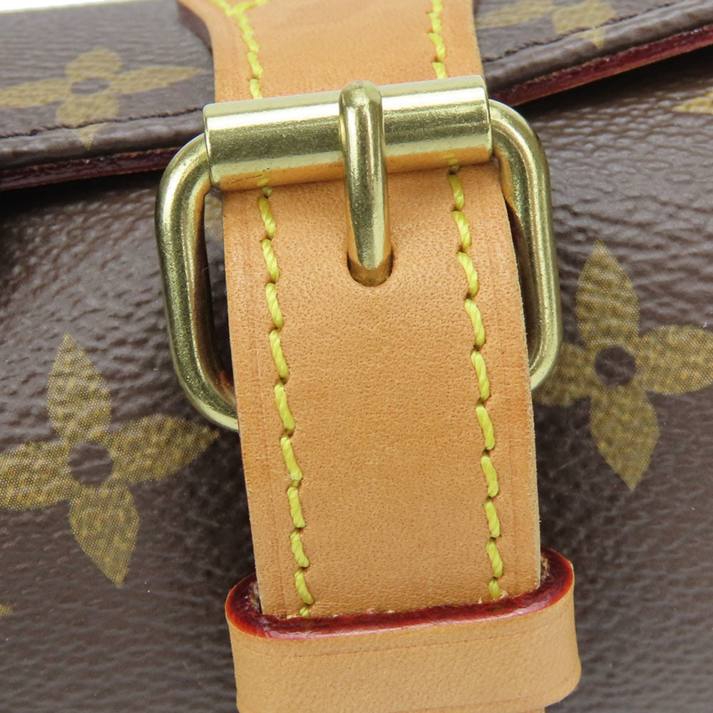 Louis Vuitton Etui 3 Montre M47530 Monogram Brown Bag with Gold Hardware Watch Case for Men and Women — Very Good