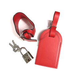 LOUIS VUITTON M53419 Epi Leather x Supreme Collaboration Keepall Bandoulière 45 Travel Bag, Boston Men's, Red, Like New — Like New